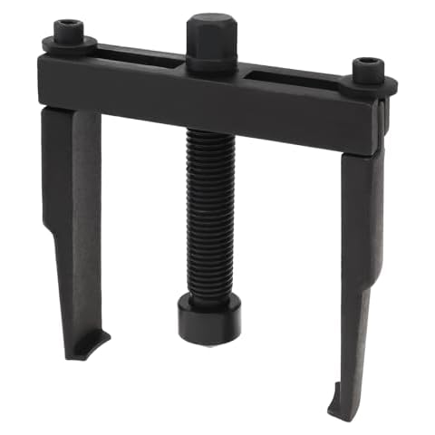 ChgImposs Universal Two Jaw Carbon Steel Bearing Puller for Flywheel/Removal Small Bearing/Timing Belt Pulley with Chrome Vanadium Steel Support Foot, Heavy Duty Bearing Removal Tool Cover