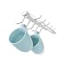 Spectrum Diversified 34100 White Sliding Cup Rack
