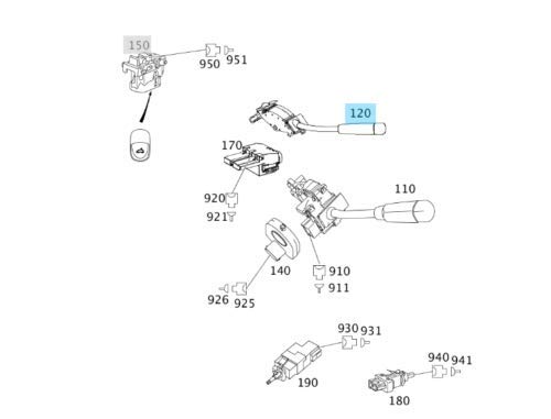 Amazon.com: Switch Tempomat Cruise Control A2035450224 for 
