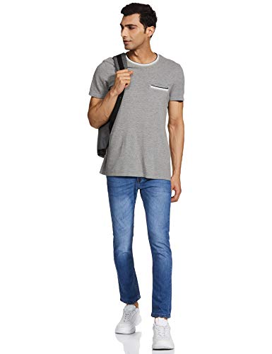 Image of Max Men's Stonewashed Slim Fit Jeans
