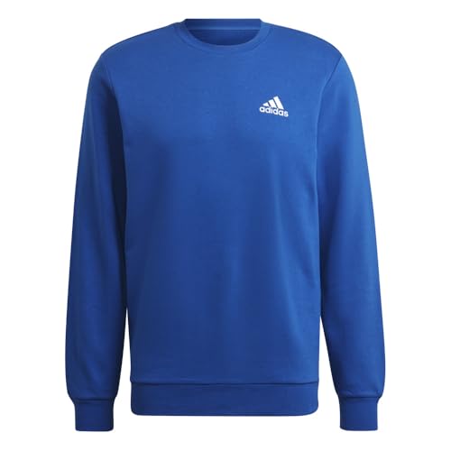 Image of adidas Mens Cotton M Feelcozy Swt Crew Neck Sweatshirt