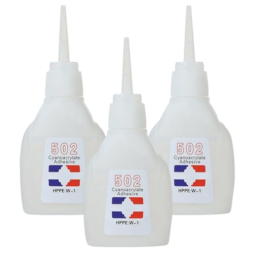 Pegamento 502 de 3 uds adhesivo instantáneo de 30g superpegamento impermeable de secado rápido 502 para reparación de