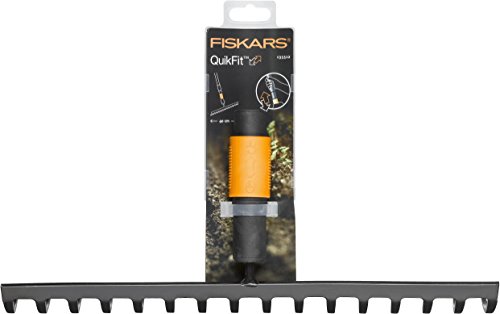 Fiskars Gartenrechen mit 16 Zinken, Werkzeugkopf, 40 cm Breite