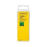 Stanley 1-TRA705T 8mm Heavy-Duty Staple (1000 Pieces),Yellow/ Black