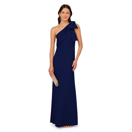 Image of Adrianna Papell Women's Stretch Crepe Long Dress