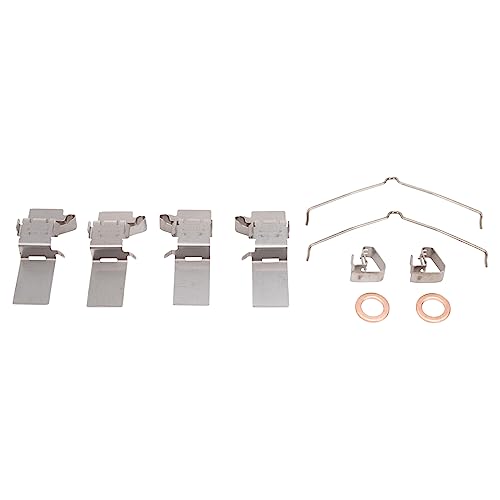 Image of TRQ Front Brake Caliper Set Painted Red Brackets Compatible with 2007-2012 Lexus ES350 2007-2011 Toyota Camry