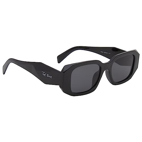 Image of Ted Smith Men's Women's UV Protection Acetate Square Sunglasses