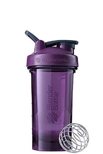 Pro24 Tritan Trinkflasche mit BlenderBall, optimal geeignet als Eiweiß Shaker, Protein Shaker, Wasserflasche, BPA frei, skaliert bis 500