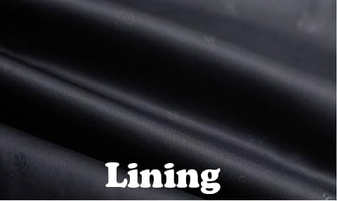 Duberess Mens Double Collar Trench Coat Long Leather Jacket Parka - Image 8