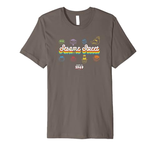 T-Shirt Sesame Street 1969 : vêtement vintage de collection mode rétro urbaine