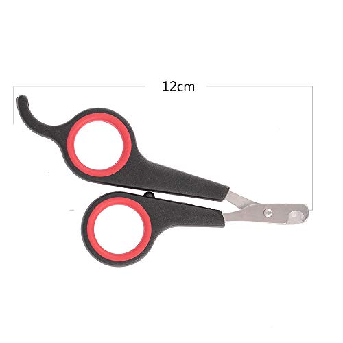 Festnight 3PCS Profissional Pet Cat Nail Clipper tesoura de aço inoxidável para animais Gatos (Multi