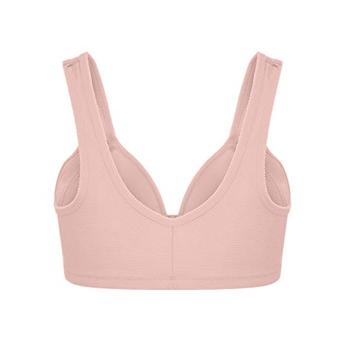 Breast Cancer Awareness Bralettes For Women Plus Size Comfy Bras Wireless Bras With Support And Lift Seamless Bras Lightweight Sport Bras Today 2023 Amazon Official Site Watermelon Red #TOP3