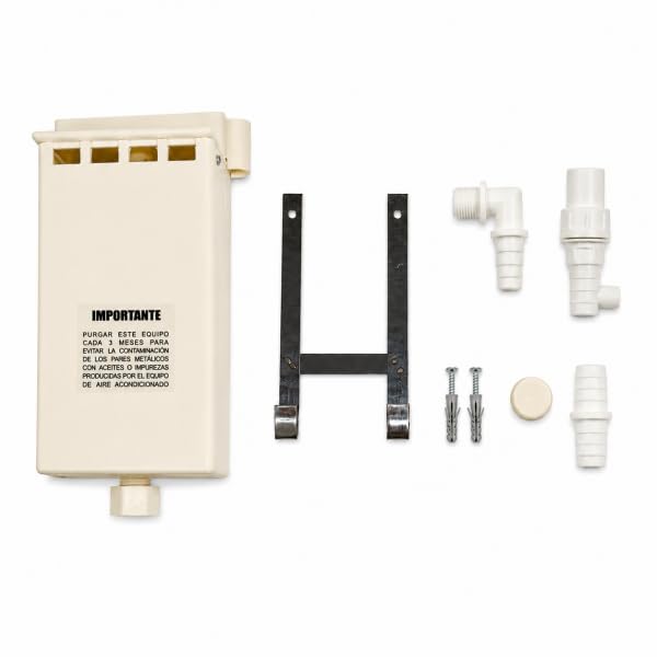 Evaporador disipador agua de condensados para aires acondicionados en exterior | innovador sistema elimina condensados