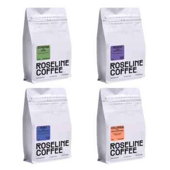 GoCoffeeGo Medium Roasted Whole Bean Coffee Sampler - 24oz (4x6oz) - Single Origin - Central America