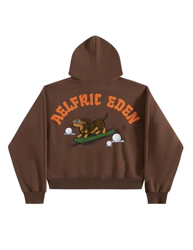 Amazon.com: Aelfric Eden Boxy Dachshund Graphic Hoodie Fleece