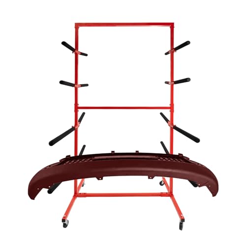 Mobile Bumper Storage Rack with Lockable Wheels