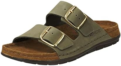 Rohde Damen Leder Pantoletten Schnalle Clogs Rodigo-D 5865