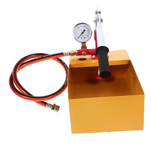 PRETYZOOM 25kg Hydraulic Tester Tool Aluminum Test Pump Hand Water Pump Dial for Pressure Measurement