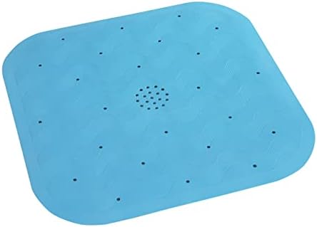 Maximex Tappetino Doccia In Gomma Naturale 45x45 Cm - Antiscivolo Con Ventose, Blu - Foto 11