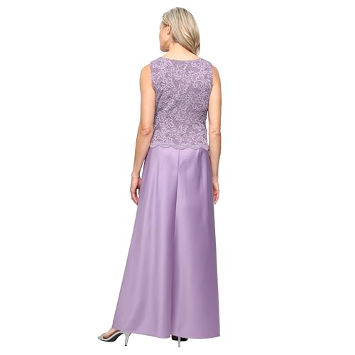 Image of Alex Evenings Womens Two Piece Mother of The Bride Dress with Lace Jacket