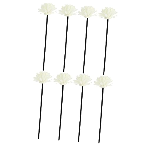 HOOTNEE 8pcs Diffuser Flower Sticks Natural Rattan Volatile Sticks for Essential Oils for Home Fragrance Living Room Bedroom Office and Spa Decor