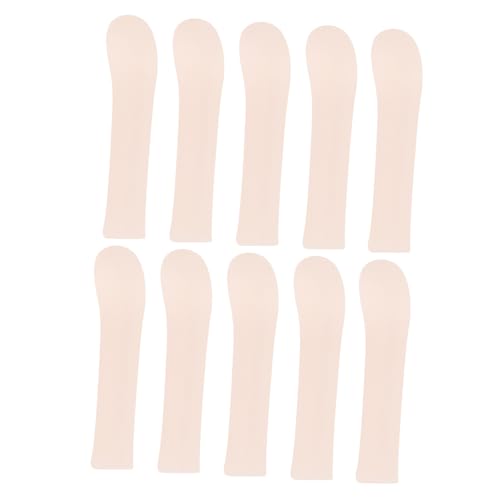 FOYTOKI 10pcs Ear Spoon Tips Silicone Covers for Ear Cleaning Safe Gentle Replacement Tips for Adults Boys and Girls