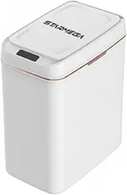 Lixeira Automática com Sensor 15L – Lixeira Inteligente sem Contato para Cozinha, Banheiro e Escritório