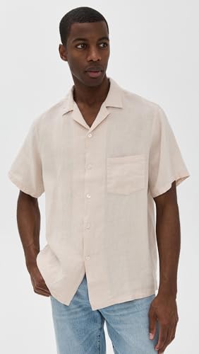 Men's Linen Camp Collar Shirt2