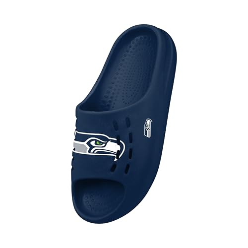 Image of FOCO Men's NFL Team Big Logo Molded Chunky Slide Sandals
