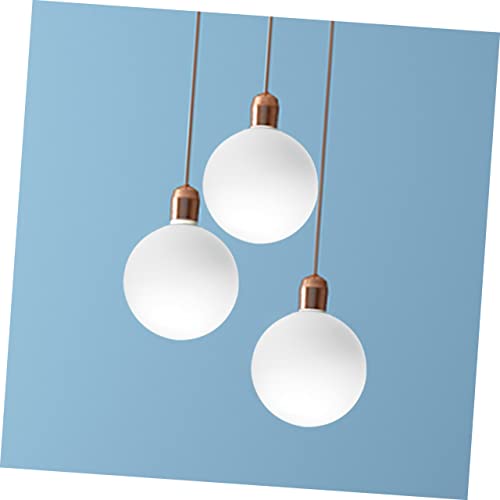 OSALADI 2 Pz Paralume a Sfera Bianco Latte