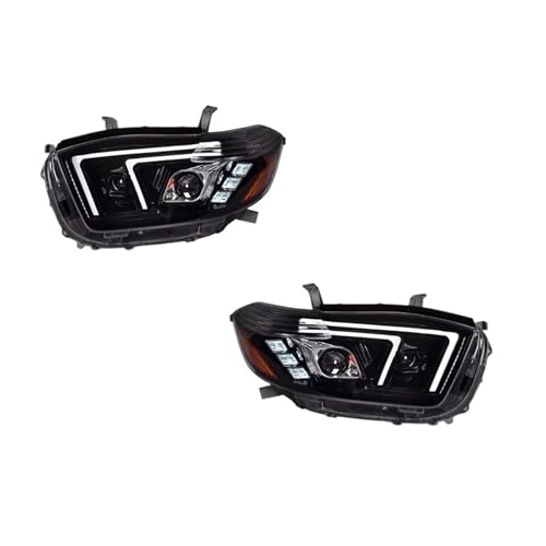 Blocs optiques LED antibrouillards feux de jour et stop pour Toyota Highlander 2007