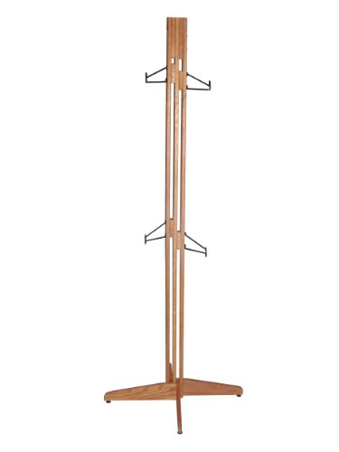 gearup OakRak Freestand Storage Rack, Golden Pecan