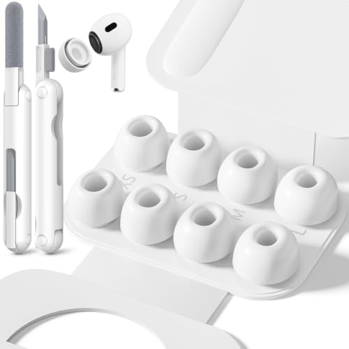 4 Pairs Replacement Ear Tips for AirPods Pro 2nd/1st...