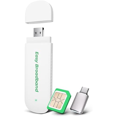 EIOTCLUB 4G LTE USB WiFi 6 Dongle Mobile Hotspot High-Speed for US+CA+MX+LA