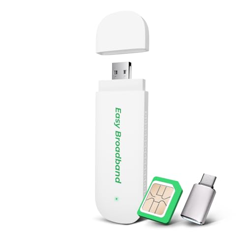 EIOTCLUB 4G LTE USB WiFi 6 dongle in white