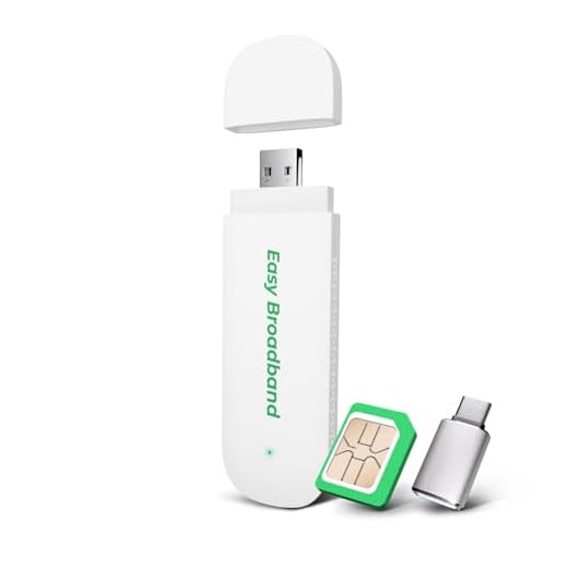 EIOTCLUB 4G LTE Surfstick, WiFi 6 & CAT4, 150 MBit/s WLAN-USB-Modem, Plug & Play Internet-Stick, als Router-Backup, Mobiler Hotspot & Reise-WLAN für Europa, Prepaid-Daten - NUR mit EIOTCLUB SIM