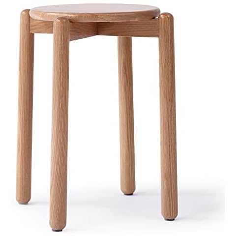 Bamskov Solid Oak Stackable Stool Cover