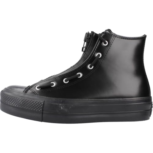 Converse CTAS Lift Platform High Women's Shoes, Black/Total Eclipse/Black, Size 82