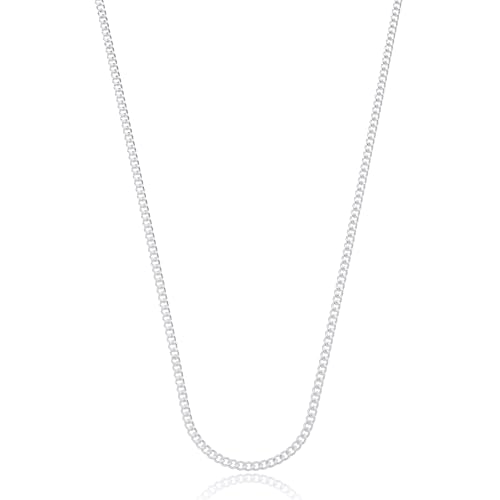 Corrente Cordão Masculino Escama Grumet Em Prata 925 Maciça Legítima 3mm + Caixinha De Presente - 70