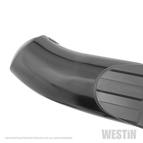 Westin 21-23555 Pro Traxx 4 Oval Nerf Step Bars Fits 2009-2018 Ram 1500 Quad Cab 2019-2023 Ram 1500 Classic Quad Cab Black 1 Pair #TOP6