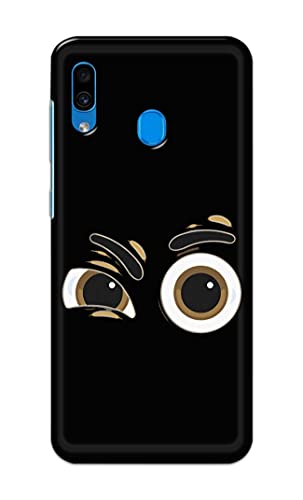 Image of PRINTFIDAA Funky Expression of Cartoon Eyes Printed Designer Hard Back Case Cover for Samsung Galaxy A20 / Samsung A30 / Samsung M10S -(SF) MVN1004