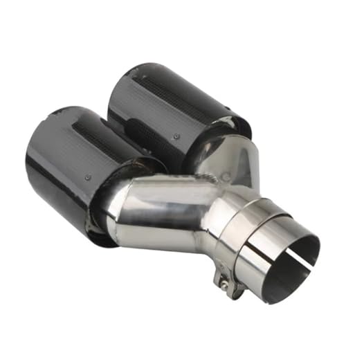 Embout d'échappement universel voiture double silencieux arrière en inox