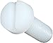 AERZETIX - Set di 10 - Vite in poliammide/nylon M8x20 - Filettatura metrica - Cilindrico/Intaglio/Piatto/Tonda - Isolante - Fai da te - Ristrutturazione - DIN 84 - C45329