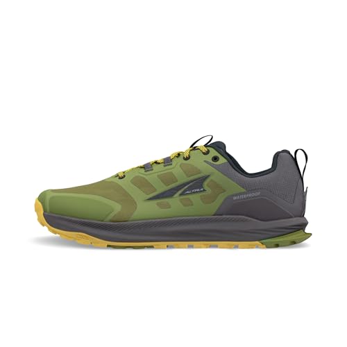 Altra Lone Peak 9 Waterproof Low, Zapatillas Hombre, Verde Oliva, 44.5 EU