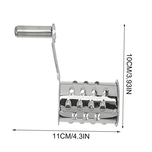 OUNONA Rallador manual giratorio para queso acero inoxidable miniatura 5