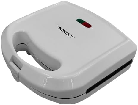 Sanduicheira Elétrica Mini Grill Antiaderente 750W Branca Best (1...