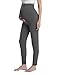CFRTMTBB Women's Maternity Pajamas Sets 2 Piece Long Sleeve Crew Neck Tops and Legging Pants Pregnancy Loungewear Sleepwear (Dark Grey,M)