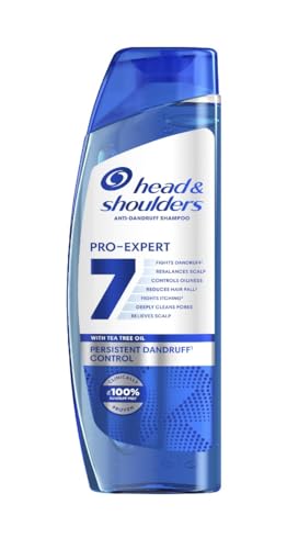 Head & Shoulders Shampoo Pro-Expert 7 Persistent Dandruff Control da 250 ml. Combatte 7 problemi del cuoio capelluto e fornisce protezione. Contro anche la forfora persistente* Clinicamente confermato