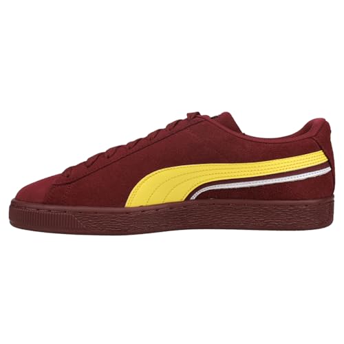 PUMA Mens Suede Triplex Lace Up Sneakers Shoes Casual - Red3