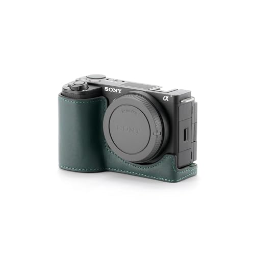 Funda de Cuero para Cámara Sony ZV-E10 II Verde miniatura 1